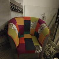 poltrona patchwork 