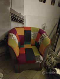 poltrona patchwork 