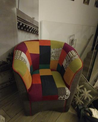 poltrona patchwork 