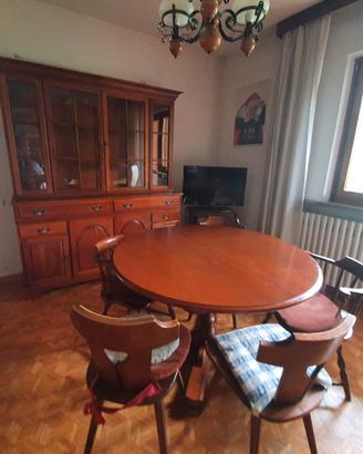 Tavolo Fantoni in legno di ciliegio