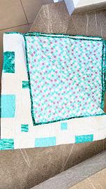 Copriletto coperta patchwork