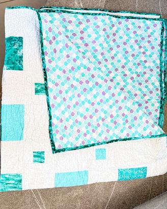 Copriletto coperta patchwork