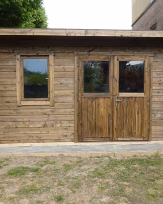 CASETTA IN LEGNO 4x2 (34mm) PORTA DOPPIA MONOFALDA