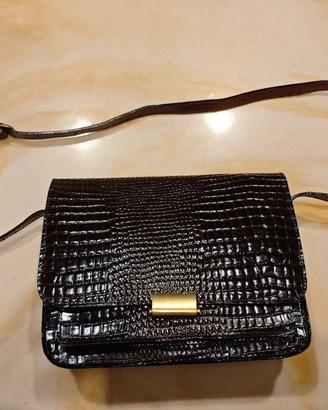 Borsa donna artigianale nuova pelle coccodrillo 