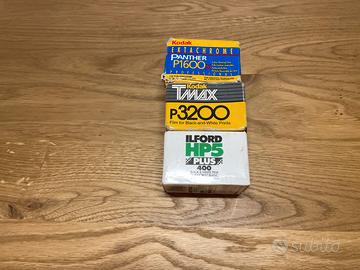 lotto 3 pellicole scadute 35mm