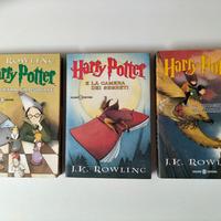 Harry Potter - Libri 1, 2, 3 prima ed. brossura
