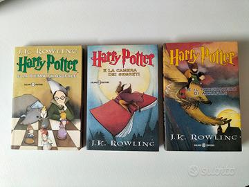 Harry Potter - Libri 1, 2, 3 prima ed. brossura