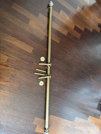 Bastone porta tenda in ottone