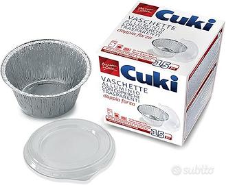 30 Vaschette CUKI con coperchio