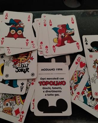 mazzo carte scala quaranta Disney Modiano 