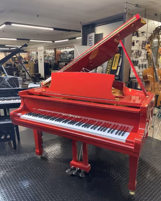 PIANOFORTE  MEZZA CODA SCHULZE POLLMANN S160 ROSSO