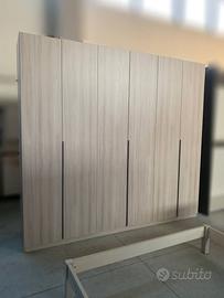 Camera matrimoniale in olmo chiaro