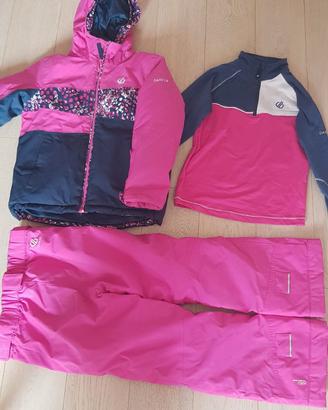 Completo sci bambina 7/8 anni 128 cm