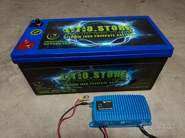 Batteria Litio 24v 100 amper con Victron