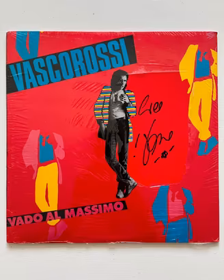 Vinile Vasco Rossi - "Vado al Massimo" Autografato