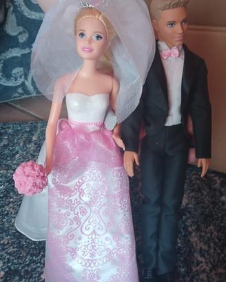 coppia Barbie sposi 