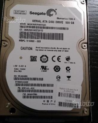 HD Seagate 500 GB 7200RPM SATA