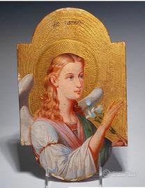 icona russa antica Arcangelo Gabriele