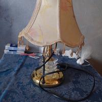 Abat-jour touch con base luminosa vintage 