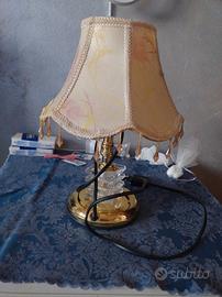 Abat-jour touch con base luminosa vintage 