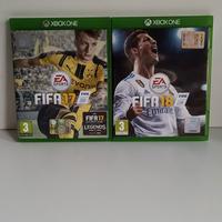 Lotto FIFA 17 + FIFA 18 per XBox ONE