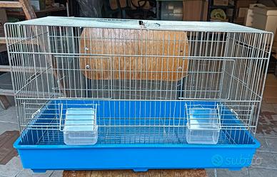 2 GABBIE SEMINUOVE + 2 NIDI PER COCORITE MAI USATI