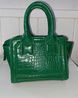 Borsa tracolla verde Zara