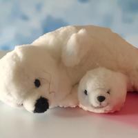 Foca bianca pelouche