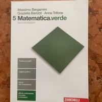 Libro “5 Matematica verde“.