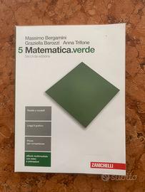 Libro “5 Matematica verde“.