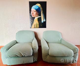 2 Poltrone Comfort + Fodere Elastiche Nuove
