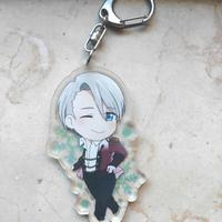 Victor Nikiforov Yuri on ice keychain