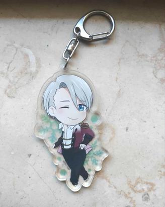 Victor Nikiforov Yuri on ice keychain