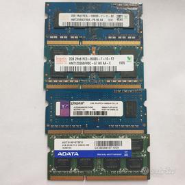 lotto 4x2gb ram ddr3