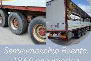 Semirimorchio centinato Brenta sollevabile e sterz