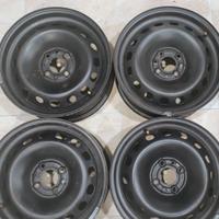 Fiat 500 cerchi in ferro da 15 Pollici