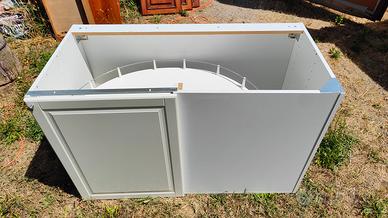 Mobile Ikea angolare con cestello girevole 