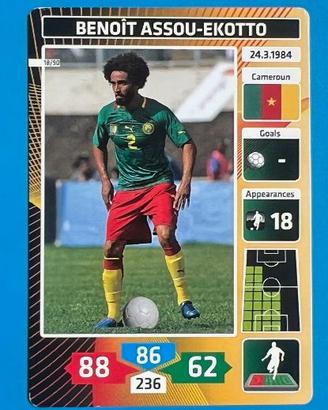 BENOIT ASSOU-EKOTTO 18 Panini Fußball Stars card