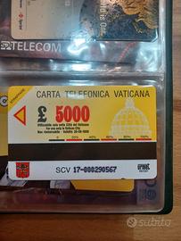 schede telefoniche vaticane nuove
