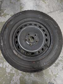 4 cerchi in ferro 5x112 R15 VW Audi