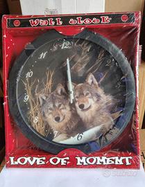 Orologio da parete 2 Lupi  -