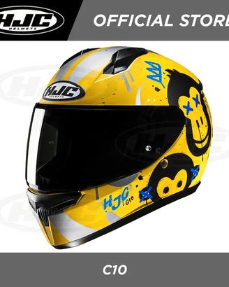Casco moto bimbo integrale HJC C10 GETI e TEZ