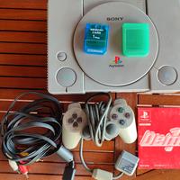 PlayStation 1 con Memory card 