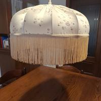 Lampadario vintage in stoffa