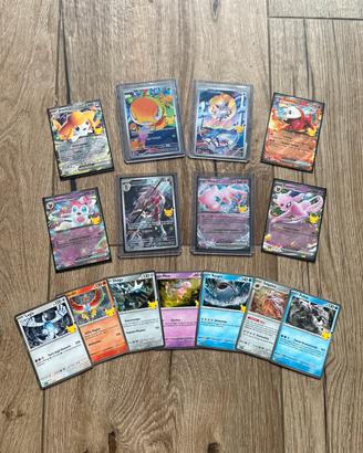 Lotto carte pokemon 30esimo anniversario