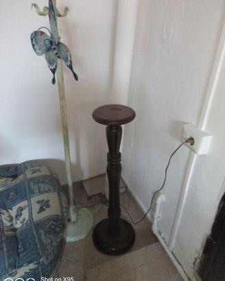 porta vaso legno