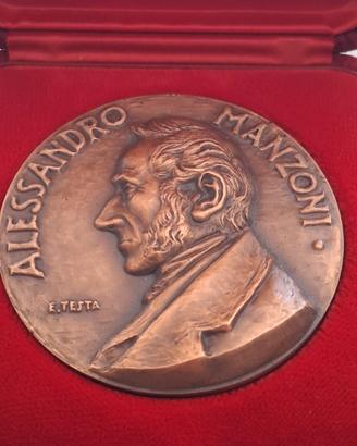 Medaglia bronzo Alessandro Manzoni