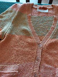 cardigan Missoni lana/cotone/seta