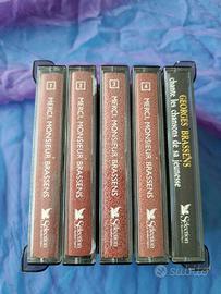 Cofanetto Audiocassette Brassens