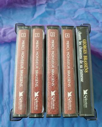 Cofanetto Audiocassette Brassens